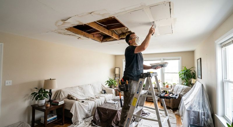 Ceiling Crack Repair in Olathe, KS