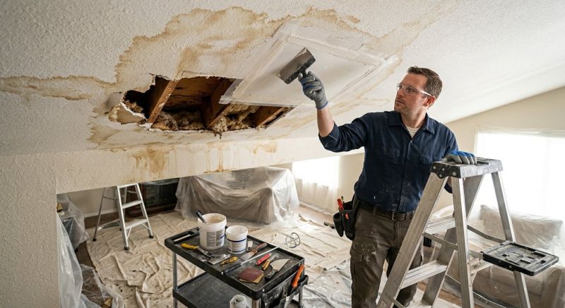 Drywall Water Damage Repair in Alpharetta, GA