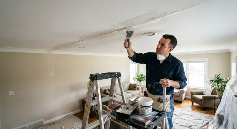 Bedroom Ceiling Repair in Conroe, TX