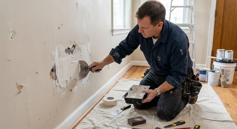 Bedroom Wall Repair in Olathe, KS
