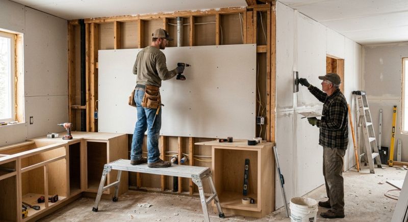 House Drywall Installation in Wilmington, NC