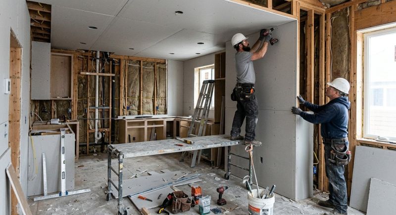 Kitchen Drywall Installation in Denver, CO