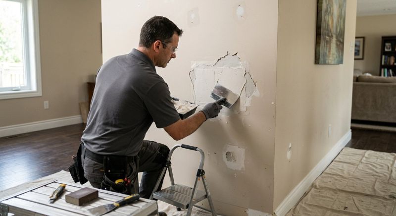 Kitchen Drywall Repair in Wilmington, NC